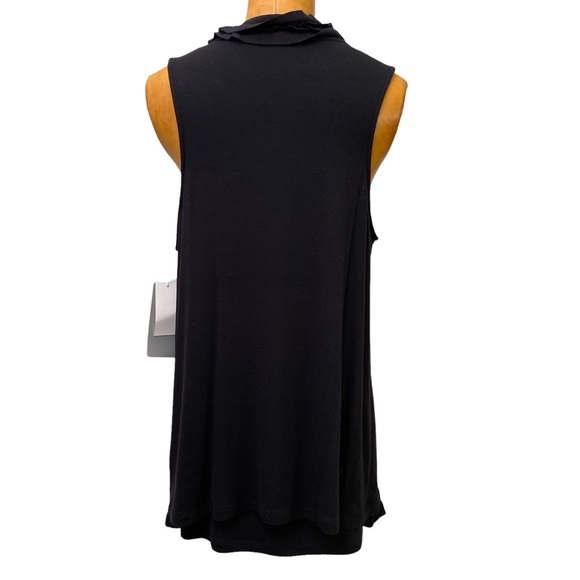 Yummie Tummie Black sleeveless maternity top - Picture 4 of 11